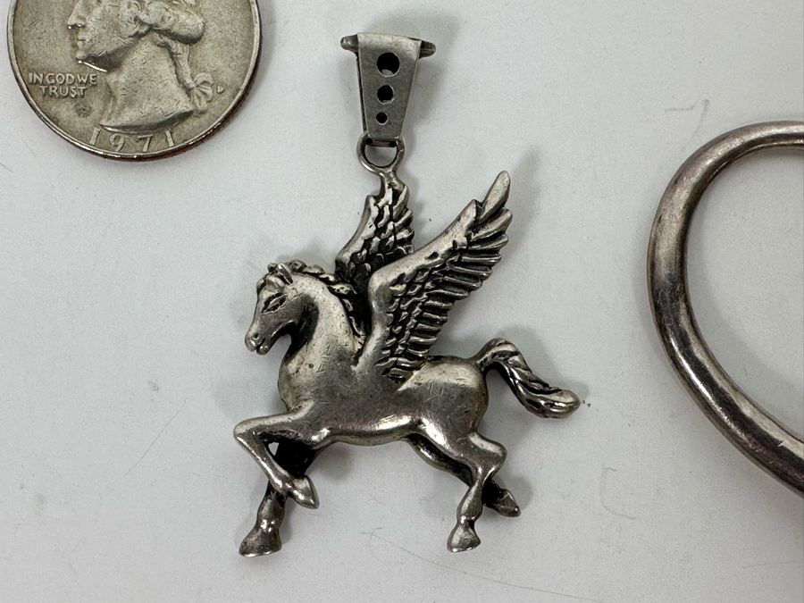 Sterling Silver Pins Brooches And Pendants 43g TW [Photo 9]