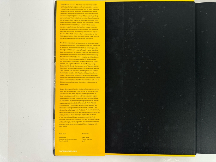 First Edition Arnold Newman Environmental Portraits Photography Hardcover Book [Photo 3]
