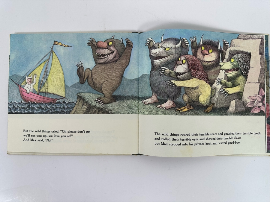 Where The Wild Things Are Book By Maurice Sendak Trade Edition ISBN 0-06-025520-X [Photo 10]