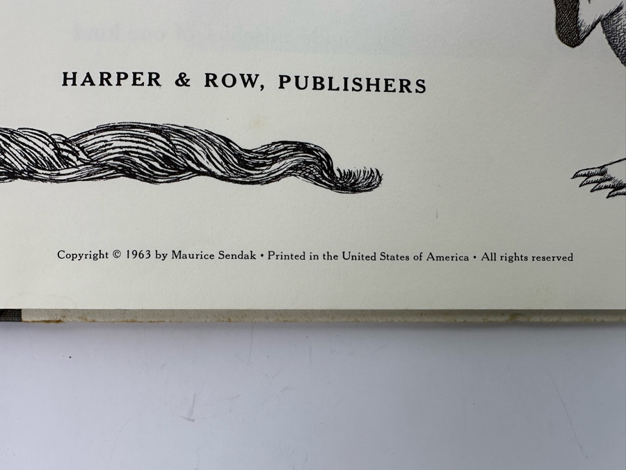 Where The Wild Things Are Book By Maurice Sendak Trade Edition ISBN 0-06-025520-X [Photo 8]
