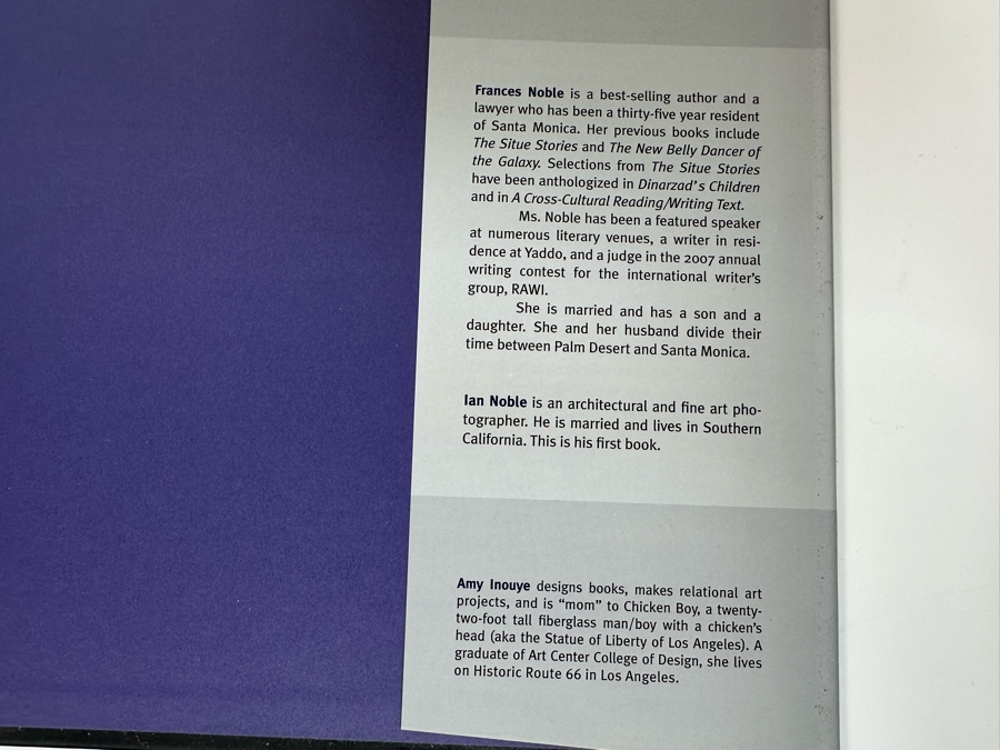 Signed Book Blanket Of Stars Homeless Women In Santa Monica Signed By Frances Noble [Photo 11]