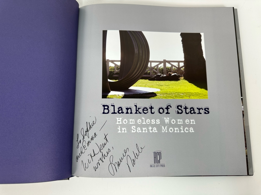 Signed Book Blanket Of Stars Homeless Women In Santa Monica Signed By Frances Noble [Photo 4]