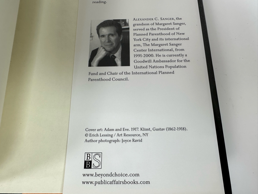 Signed Book Beyond Choice Reproductive Freedom In The 21st Century Signed By Alexander Sanger [Photo 7]