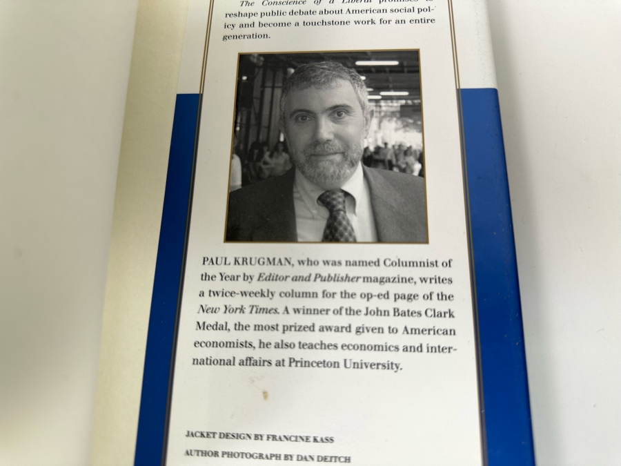 Signed Book The Conscience Of A Liberal Signed By Paul Krugman [Photo 9]