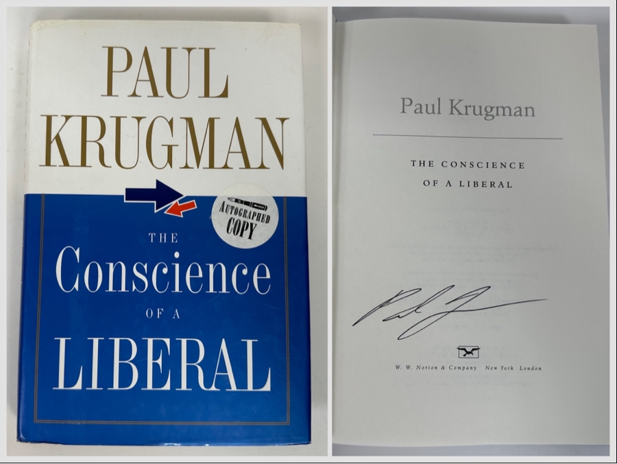 Signed Book The Conscience Of A Liberal Signed By Paul Krugman [Photo 1]