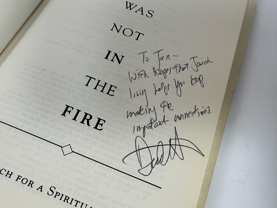 Signed Book God Was Not In The Fire The Search For A Spiritual Judaism Signed By Daniel Gordis [Photo 5]