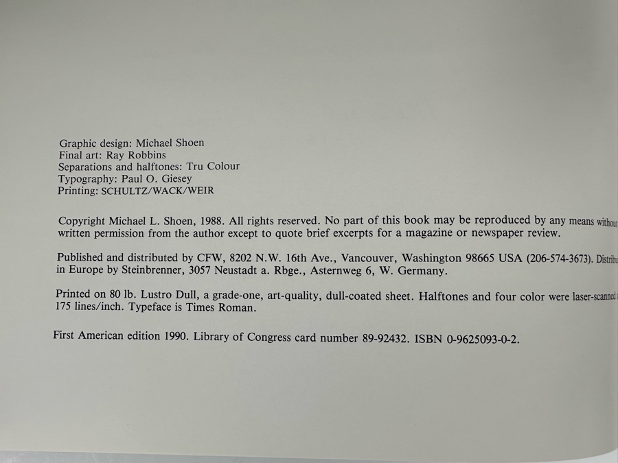 Signed First American Edition Book The Cobra-Ferrari Wars 1963-1965 Signed By Michael L. Shoen [Photo 7]