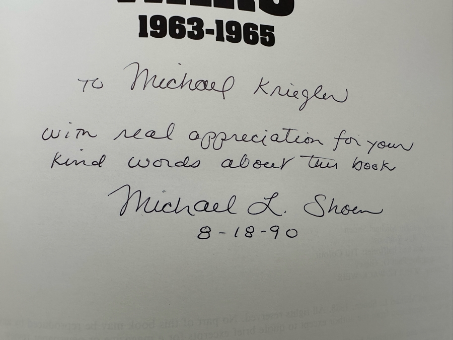 Signed First American Edition Book The Cobra-Ferrari Wars 1963-1965 Signed By Michael L. Shoen [Photo 6]