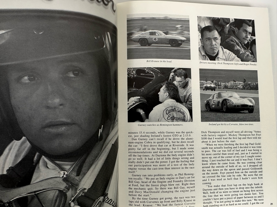 Signed First American Edition Book The Cobra-Ferrari Wars 1963-1965 Signed By Michael L. Shoen [Photo 17]