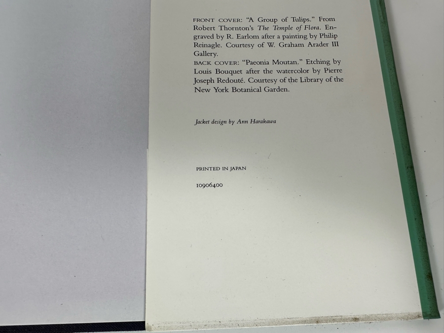 First Printing Book Great Flower Book 1700-1900 By Sacheverell Sitwell [Photo 9]