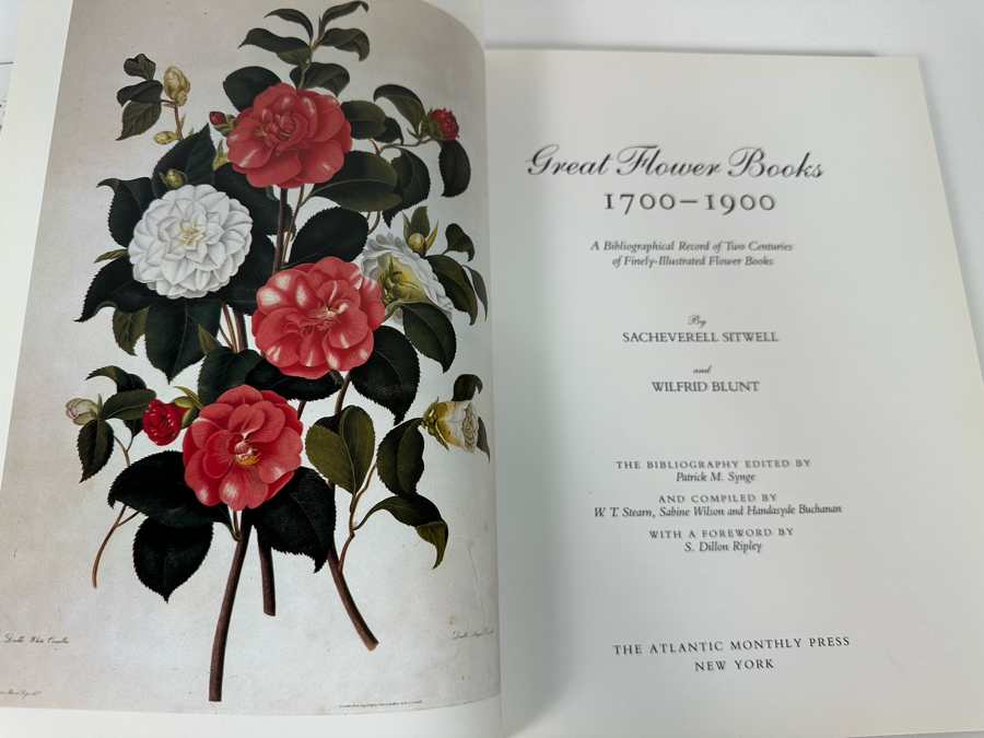First Printing Book Great Flower Book 1700-1900 By Sacheverell Sitwell [Photo 5]