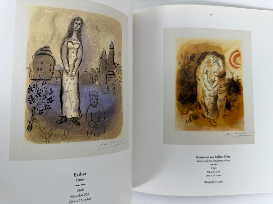 Limited Edition Of 2,000 Marc Chagall Artwork Catalog Book From Timothy Yarger Fine Art Gallery [Photo 9]