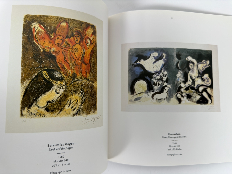 Limited Edition Of 2,000 Marc Chagall Artwork Catalog Book From Timothy Yarger Fine Art Gallery [Photo 8]
