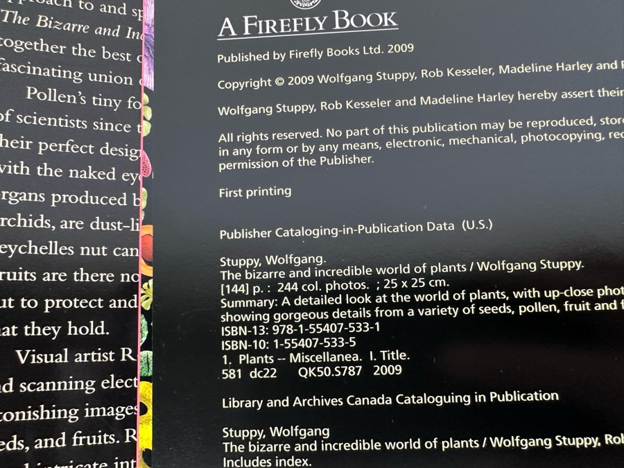 The Bizarre And Incredible World Of Plants Wolfgang Stuppy Book [Photo 5]