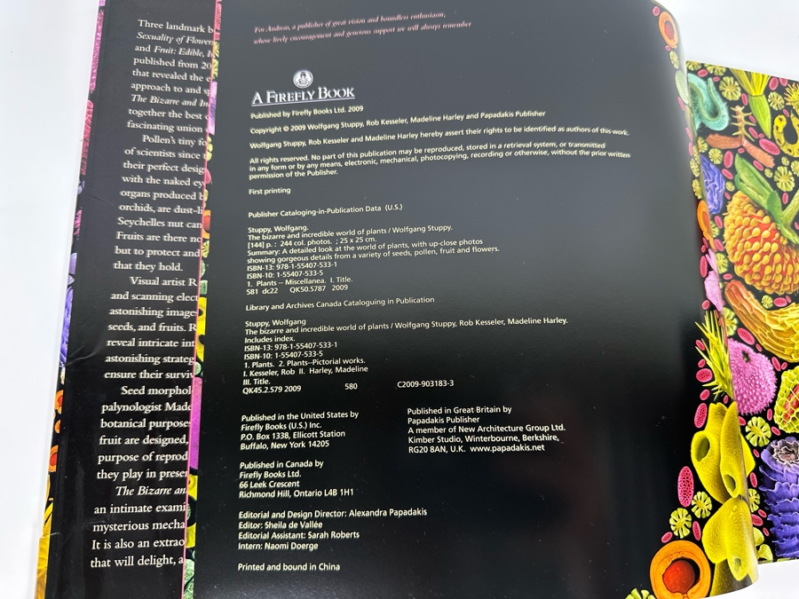 The Bizarre And Incredible World Of Plants Wolfgang Stuppy Book [Photo 4]