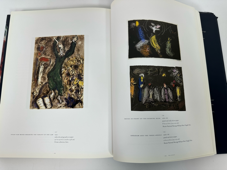 Marc Chagall Artwork Catalog Book Published By The San Francisco Museum 