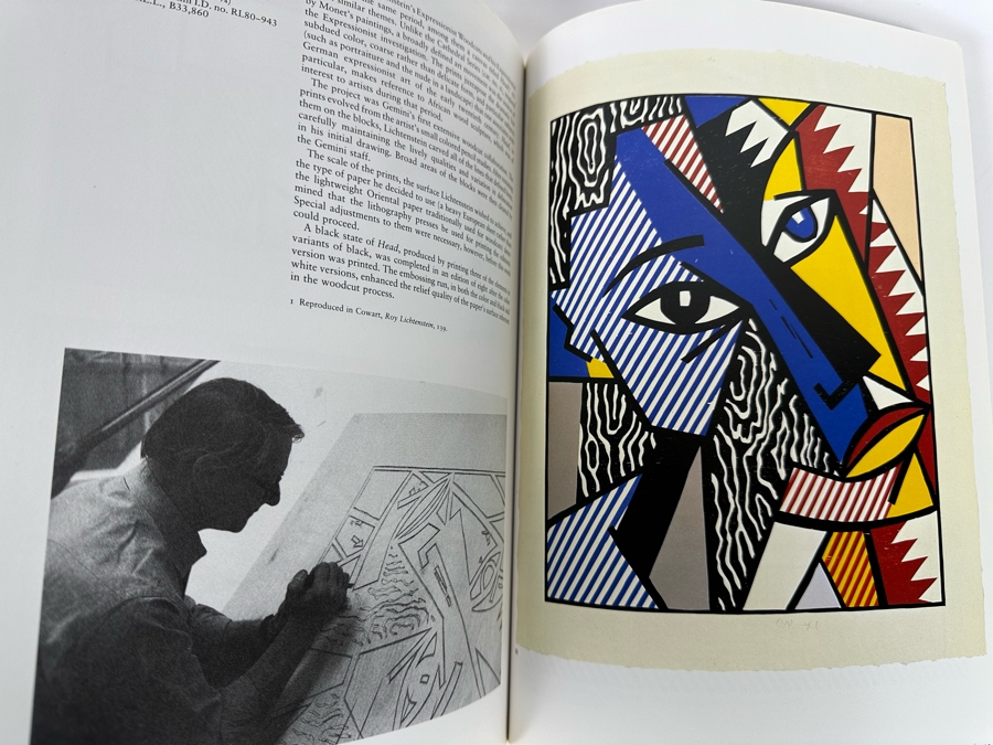 Gemini G.E.L. (Graphics Editions Limited) Art And Collaboration: A History Of The Unique Relationship Between Artist And The Gemini Workshop Book (Roy Lichtenstein, David Hockney, Ellsworth Kelly, Frank Stella) [Photo 6]