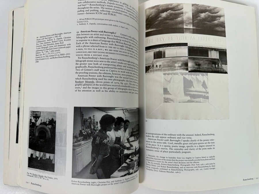 Gemini G.E.L. (Graphics Editions Limited) Art And Collaboration: A History Of The Unique Relationship Between Artist And The Gemini Workshop Book (Roy Lichtenstein, David Hockney, Ellsworth Kelly, Frank Stella) [Photo 13]