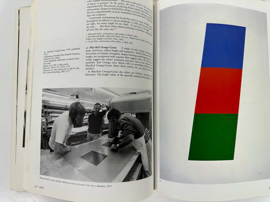 Gemini G.E.L. (Graphics Editions Limited) Art And Collaboration: A History Of The Unique Relationship Between Artist And The Gemini Workshop Book (Roy Lichtenstein, David Hockney, Ellsworth Kelly, Frank Stella) [Photo 12]