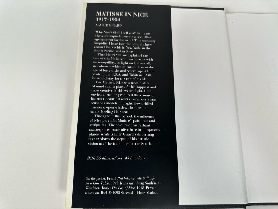 First Edition Book Matisse In Nice 1996 [Photo 3]