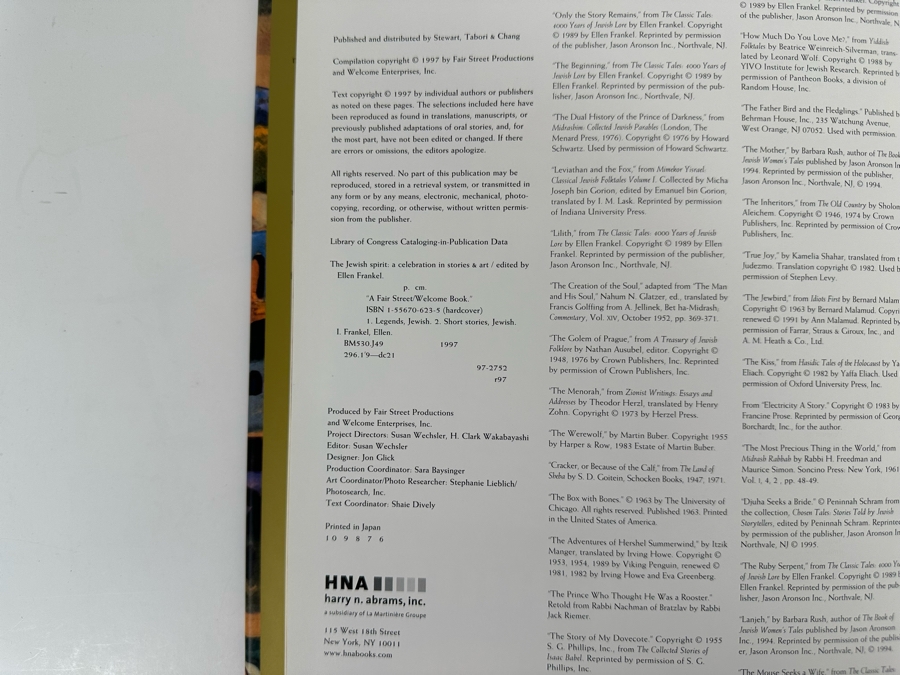 The Jewish Spirit - A Celebration In Stories & Art Book [Photo 6]