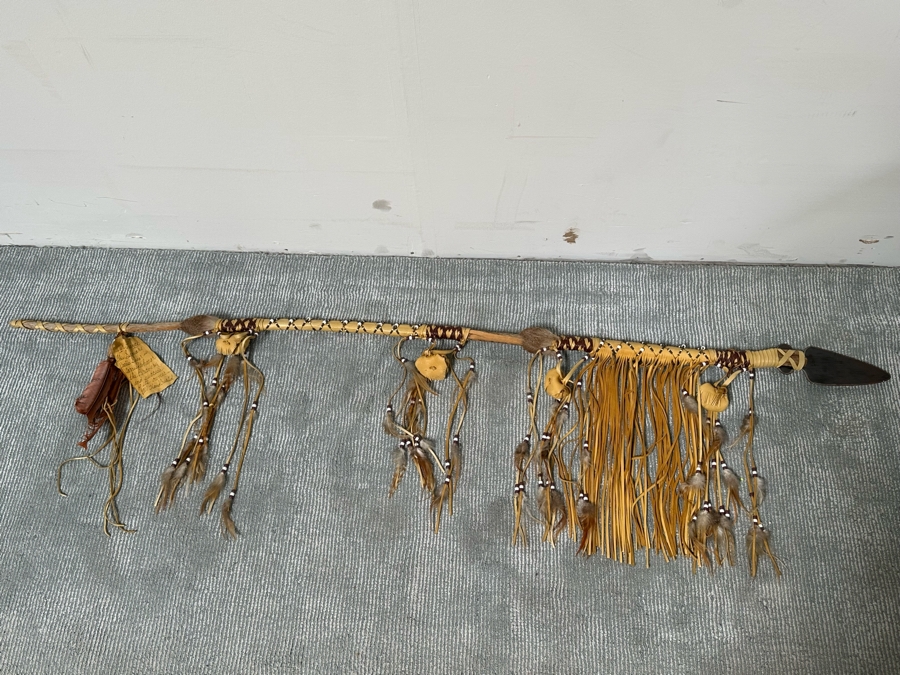 Hand Crafted War Lance Saguaro Cactus Spear 79”L [Photo 17]