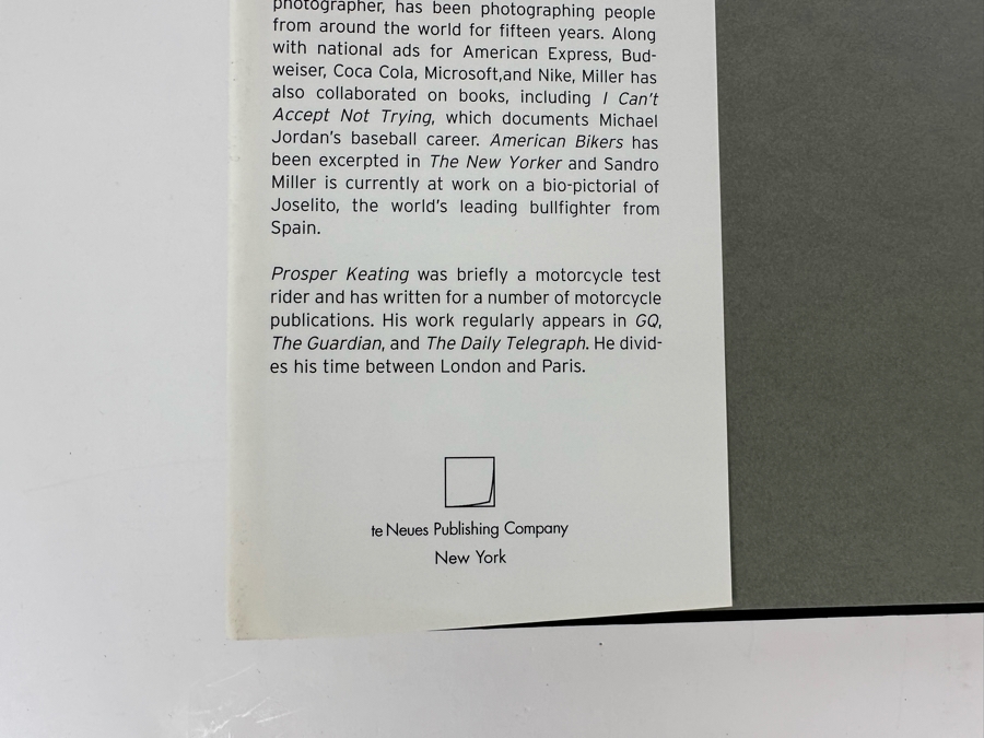 First Edition Book American Bikers Photographs By Sandro By Te Neues [Photo 3]