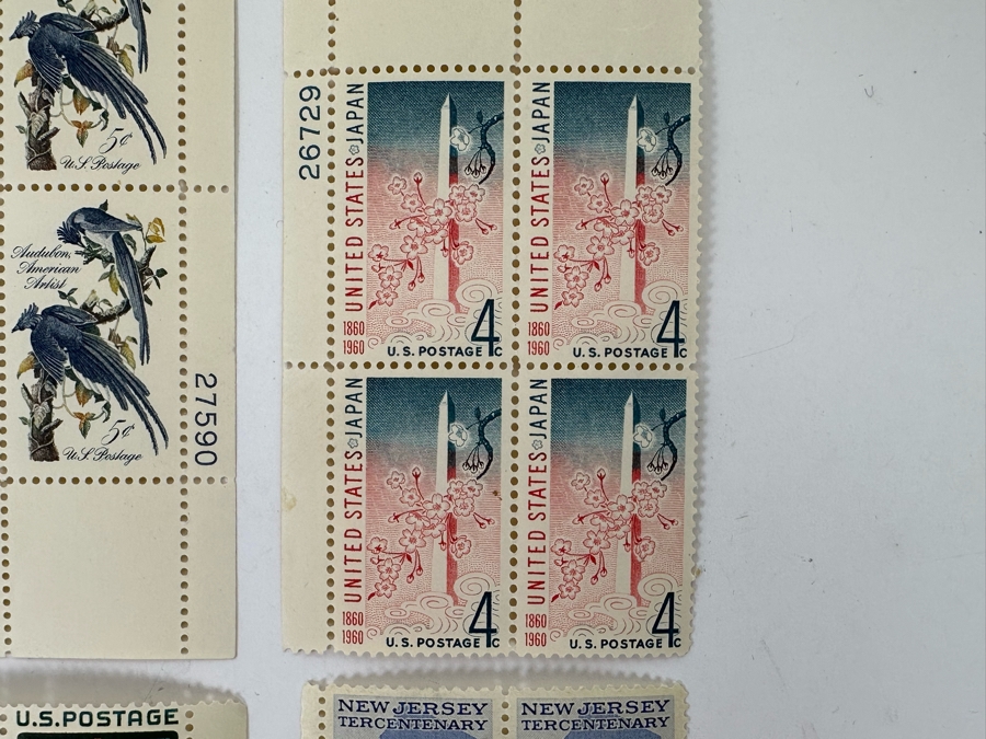 Mint Mid-Century Postage Stamp Blocks [Photo 7]