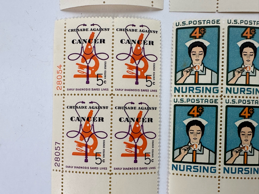 Mint Mid-Century Postage Stamp Blocks [Photo 10]