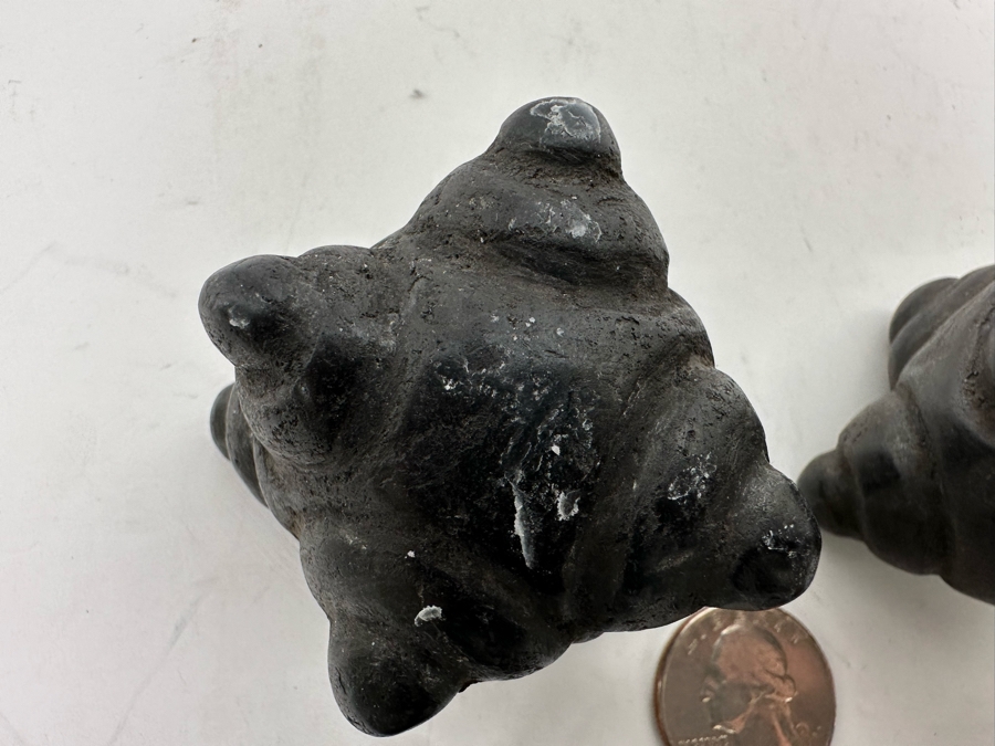 Set Of Four Vintage Jiwaya Chumpi Meteorite Stones Peruvian Shaman Ceremonial Stones [Photo 7]