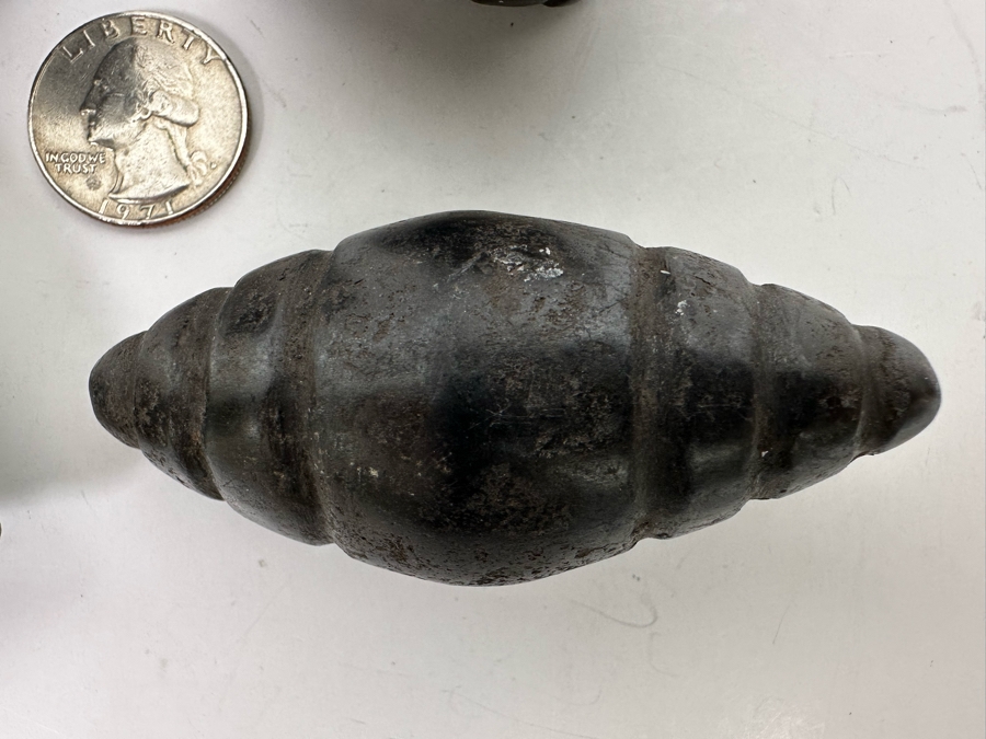 Set Of Four Vintage Jiwaya Chumpi Meteorite Stones Peruvian Shaman Ceremonial Stones [Photo 10]