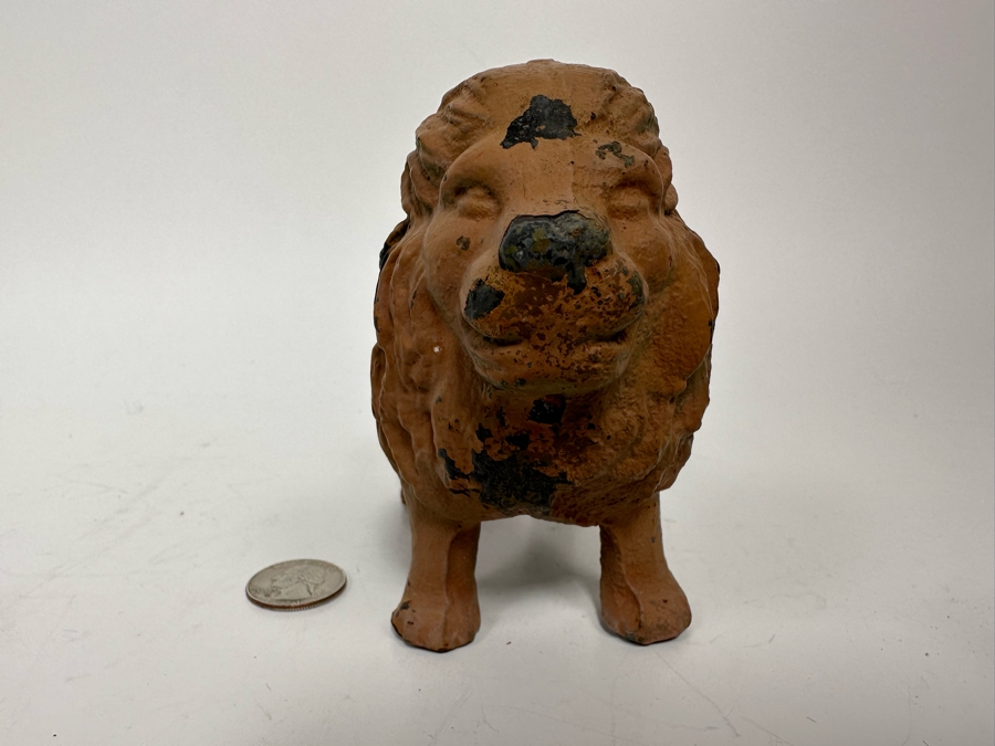 Vintage Cast Iron Lion 6W X 4.5H [Photo 5]