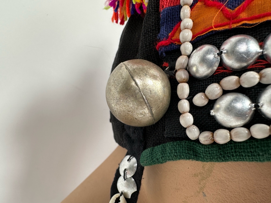 Vintage Akha Hill Tribe Headdress From Thailand [Photo 10]