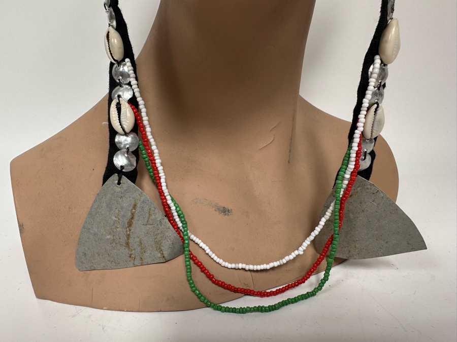 Vintage Akha Hill Tribe Headdress From Thailand [Photo 11]