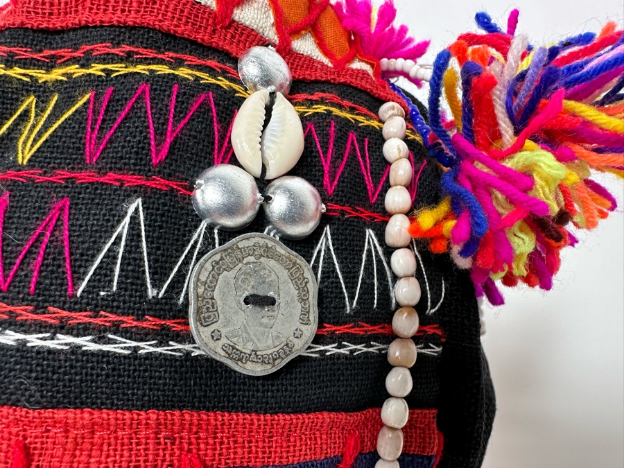 Vintage Akha Hill Tribe Headdress From Thailand [Photo 7]