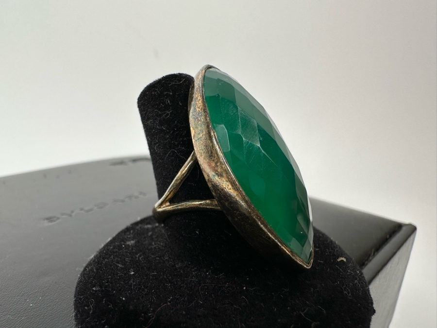 Vintage Birmingham English Sterling Silver Ring Hallmarked MVA Size 7 1/4 10.1g [Photo 5]