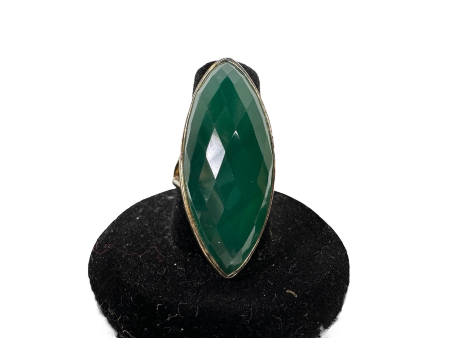 Vintage Birmingham English Sterling Silver Ring Hallmarked MVA Size 7 1/4 10.1g [Photo 2]