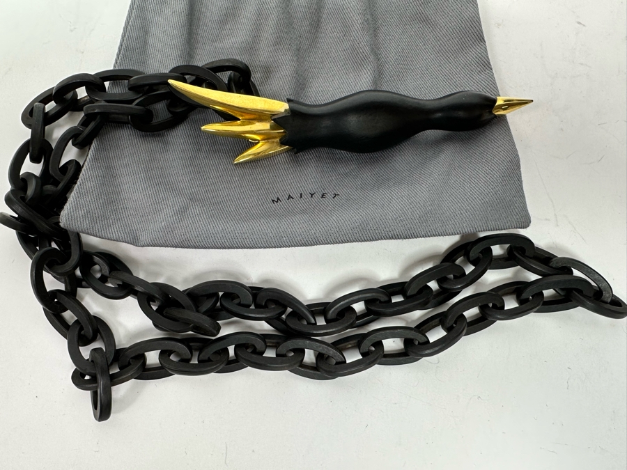 New Maiyet Horn Diving Bird Pendant 34' Necklace [Photo 8]