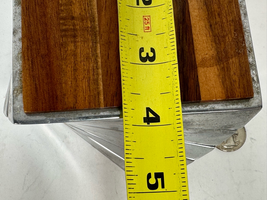 Nambe Twist Coaster Set By Lou Henry MT0021 6-Piece 4W X 3H [Photo 9]