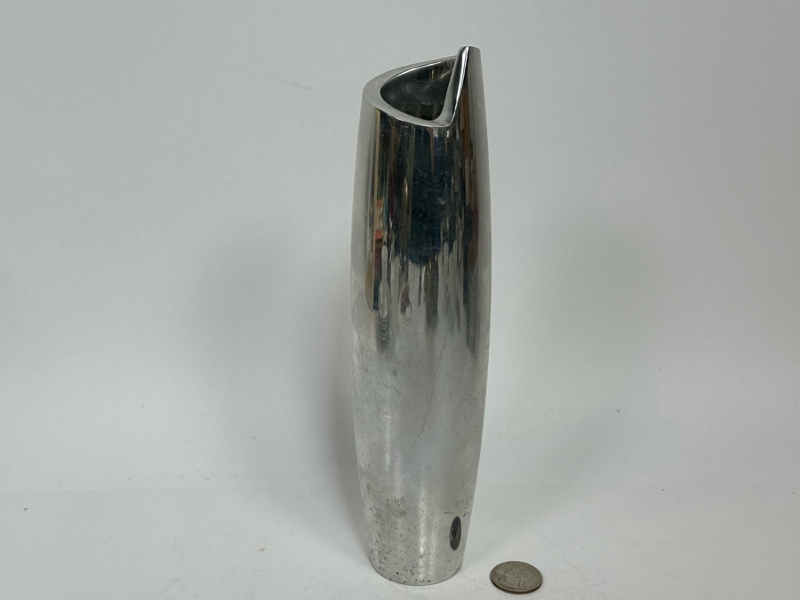 Nambe Aluminum Allow Spiral Vase 1998 6191 9.5H Smith Celentano [Photo 3]