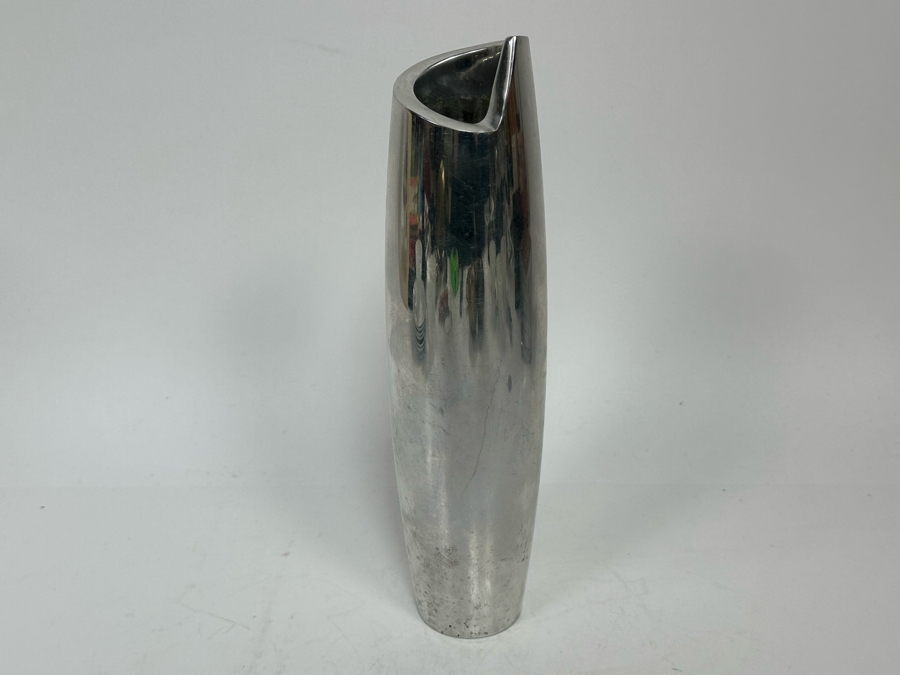 Nambe Aluminum Allow Spiral Vase 1998 6191 9.5H Smith Celentano [Photo 8]