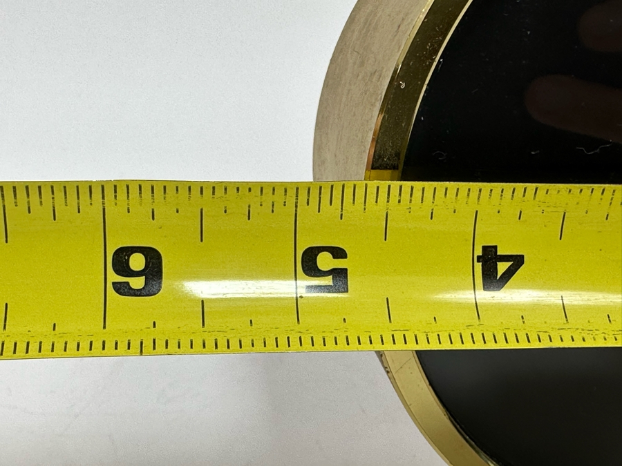 Howard Miller Quartz W. Germany Gold Tone Desk Clock 5W X 5.5H [Photo 11]