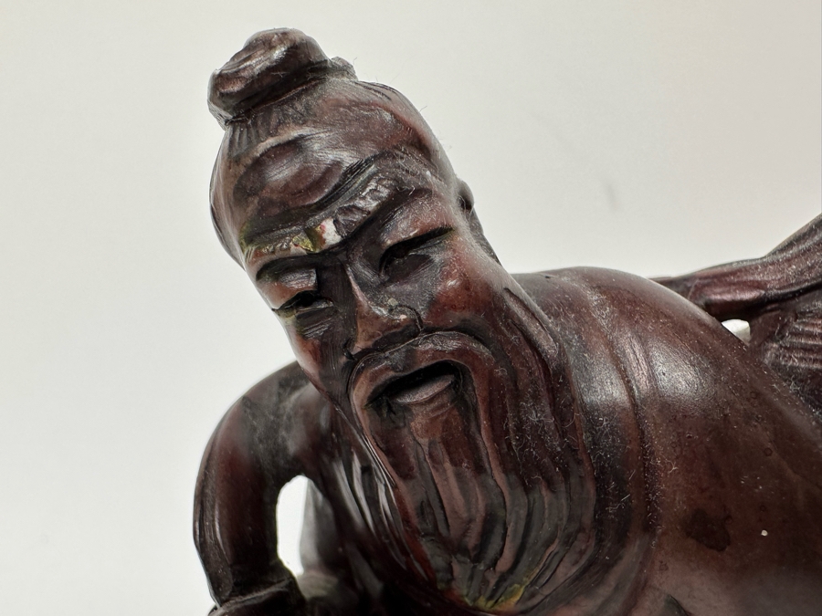 Vintage Chinese Carved Stone Figurine 5W X 3D X 7H [Photo 10]