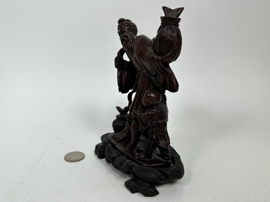 Vintage Chinese Carved Stone Figurine 5W X 3D X 7H [Photo 20]