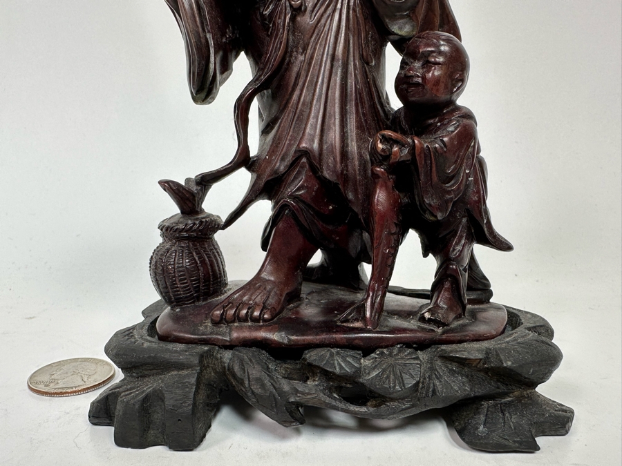 Vintage Chinese Carved Stone Figurine 5W X 3D X 7H [Photo 5]