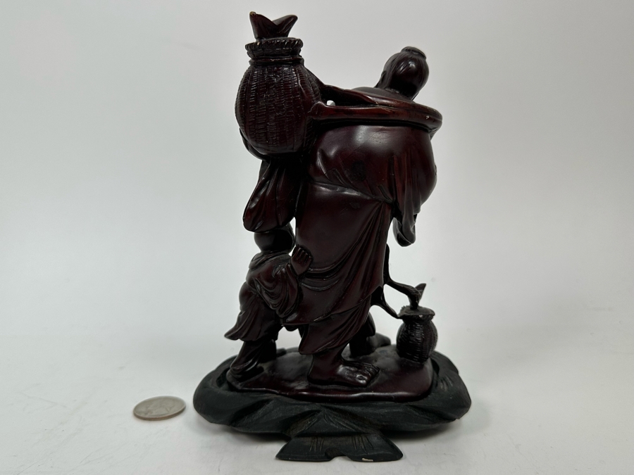 Vintage Chinese Carved Stone Figurine 5W X 3D X 7H [Photo 17]