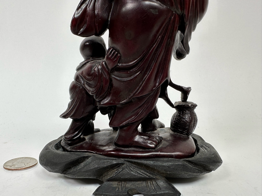 Vintage Chinese Carved Stone Figurine 5W X 3D X 7H [Photo 18]