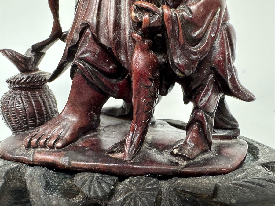 Vintage Chinese Carved Stone Figurine 5W X 3D X 7H [Photo 13]