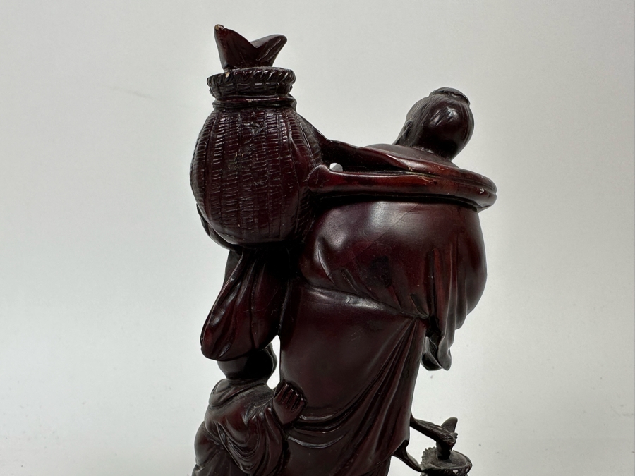 Vintage Chinese Carved Stone Figurine 5W X 3D X 7H [Photo 19]