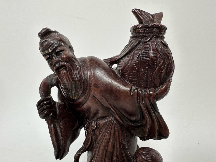 Vintage Chinese Carved Stone Figurine 5W X 3D X 7H [Photo 9]